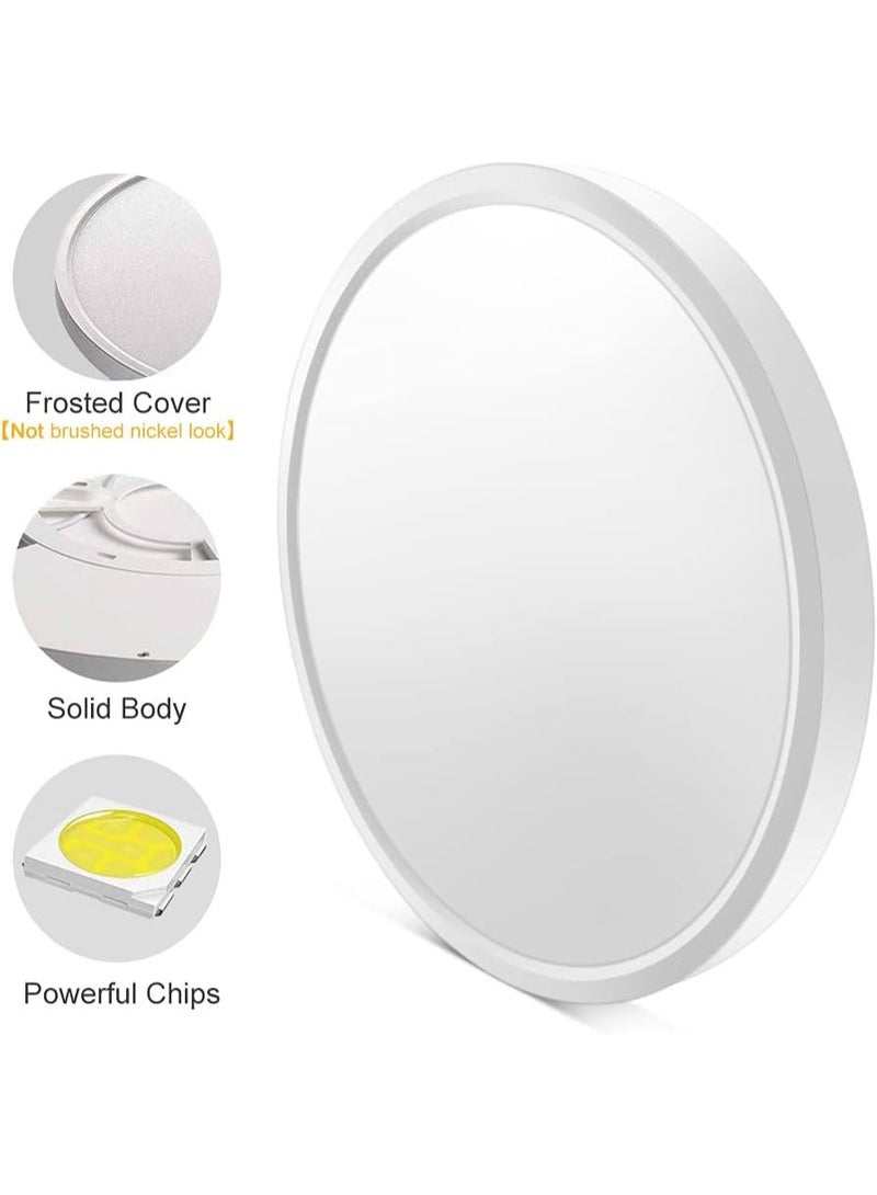 DUNISO Flush Mount Ceiling Light Fixture, Round White Ceiling Lights with Adjustable Lighting, Three Color Temperature,Suitable for Living Room, Bedroom, Kitchen, Bathroom, Hallway - Image 5